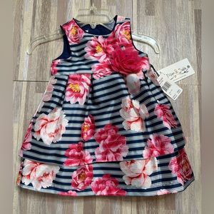 Pippa & Julie NEW Toddler Girl Floral Dress, Size 2T
